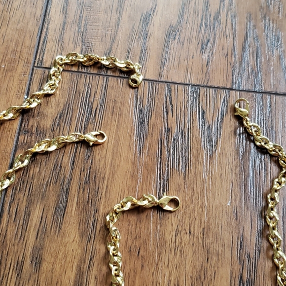 Gold and diamond necklace worn by Jackie Kennedy - Picture 5 of 8